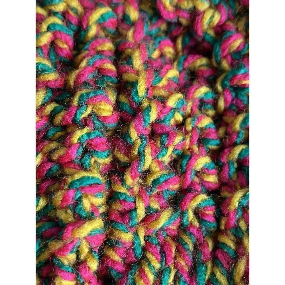 Handmade Crochet Preemie Beanie Baby Newborn Hat Knitted Multicolor New‎